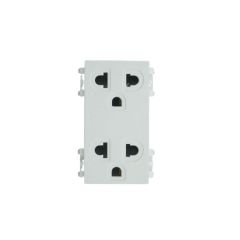 Alphalux 2 Pin Universal Outlet With Shuttle 